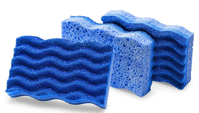 Libman 1075 Sponge, 4-1/2 in L, 3 in W, 1 in Thick, Yellow