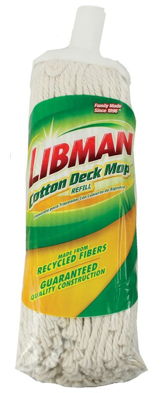 Libman 90 Mop Refill, Screw, Cotton