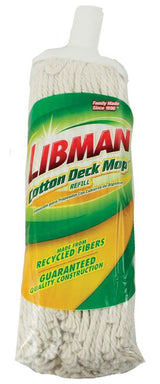 Libman 90 Mop Refill, Screw, Cotton