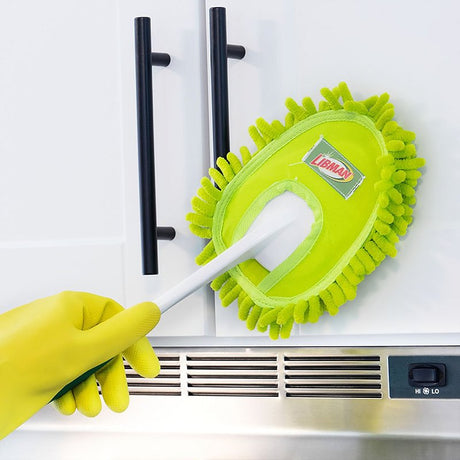 Libman 92 Duster with Pledge, 5 in Head, Microfiber Head, Plastic Handle, Green