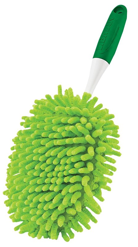 Libman 92 Duster with Pledge, 5 in Head, Microfiber Head, Plastic Handle, Green