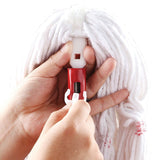 Libman Big Tornado 989 String Mop Refill, 16 oz Capacity, Quick-Change, Yarn, Red