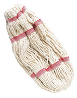 Libman Big Tornado 989 String Mop Refill, 16 oz Capacity, Quick-Change, Yarn, Red