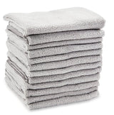 Libman 1262 Cloth, 13-1/2 in L, 13-1/2 in W, Microfiber, Gray