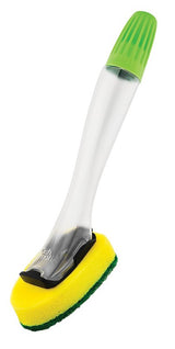 Libman Dishmatic Series 1372 Dish Wand, Sponge Trim, Long, Sturdy Handle, PVC Handle