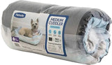 Petmate 81158 Cuddler Compressed Bed, 20 in L, 15 in W, Poly Fill, Plush Cover, Gray, Pack of 22