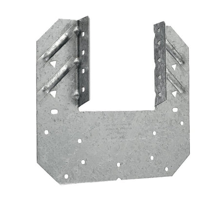 Simpson Strong-Tie H10A H10A2 Hurricane Tie, 6-9/16 in L, 6-1/4 in W, Steel, Galvanized, Fastening Method: Nail, Pack of 50