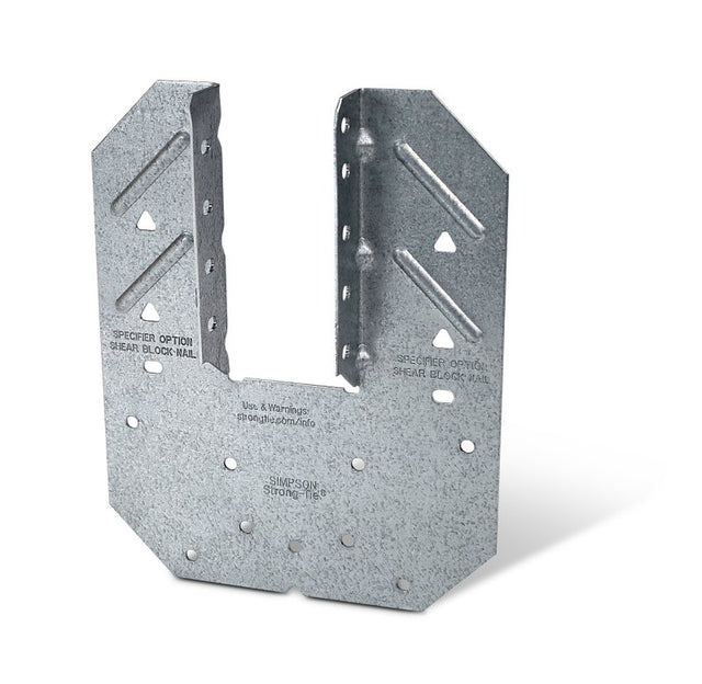 Simpson Strong-Tie H10A H10AZ Hurricane Tie, 5 in L, 6-1/4 in W, Steel, ZMAX, Fastening Method: Nail, Pack of 50