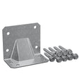 Simpson Strong-Tie HGA HGA10KT Hurricane Tie Kit, 3 ft L, 3-1/2 in W, Steel, Galvanized, Fastening Method: Screw, Pack of 6