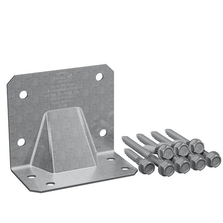 Simpson Strong-Tie HGA HGA10KT Hurricane Tie Kit, 3 ft L, 3-1/2 in W, Steel, Galvanized, Fastening Method: Screw, Pack of 6
