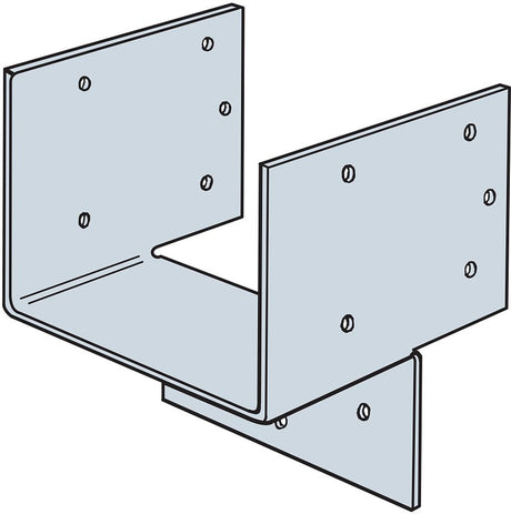 Simpson Strong-Tie HH HH4 Header Hanger, 2-13/16 in H, 3-1/2 in W, Steel, Galvanized, Pack of 20