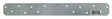 Simpson Strong-Tie HRS HRS12 Strap Tie, 12 in L, 1-3/8 in W, Steel, Galvanized, Fastening Method: Nail, Pack of 25