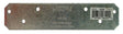 Simpson Strong-Tie HRS HRS6 Strap Tie, 6 in L, 1-3/8 in W, Steel, Galvanized, Fastening Method: Nail, Pack of 25