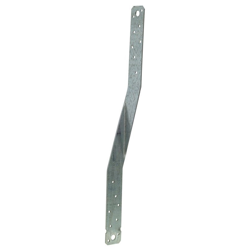 Simpson Strong-Tie HTS HTS16 Heavy Twist Strap, 16 in L, Steel, Galvanized, Fastening Method: Nail, Pack of 50