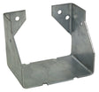 Simpson Strong-Tie HUC HUC44 Joist Hanger, 2-7/8 in H, 2-1/2 in D, 3-9/16 in W, 4 x 4 in, Steel, Galvanized, Pack of 25