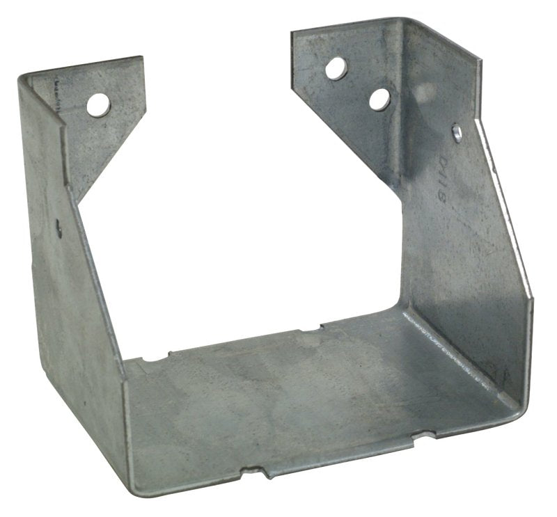 Simpson Strong-Tie HUC HUC44 Joist Hanger, 2-7/8 in H, 2-1/2 in D, 3-9/16 in W, 4 x 4 in, Steel, Galvanized, Pack of 25