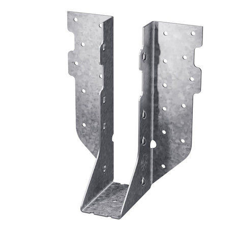 Simpson Strong-Tie HUS HUS28 Joist Hanger, 7-1/16 in H, 3 in D, 1-5/8 in W, 2 x 8 in, Steel, Galvanized/Zinc, Pack of 25