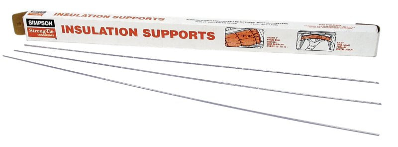Simpson Strong-Tie IS IS24-R Insulation Support, 23-1/2 in OAL, Carbon Steel, Pack of 6