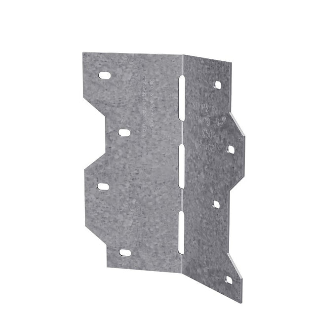 Simpson Strong-Tie LS LS50 Skewable Angle, 4-7/8 in H, Steel, Galvanized/Zinc, Pack of 50
