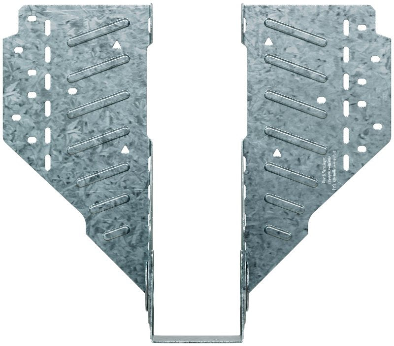 Simpson Strong-Tie LSSR LSSR2.37Z Rafter Hanger, 8-5/16 in H, 2-3/8 in W, 2-5/16 in, Carbon Steel, ZMAX, Pack of 25