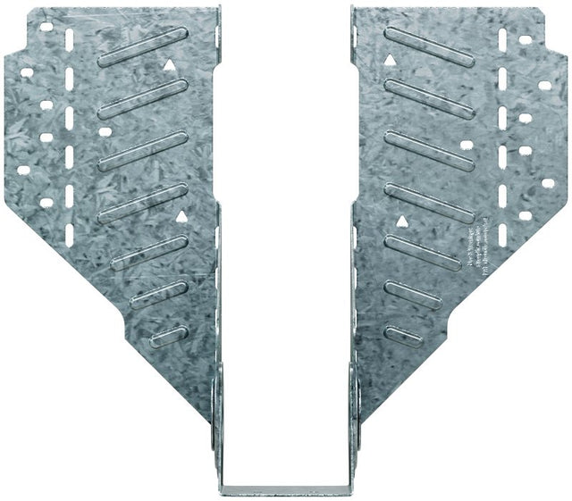 Simpson Strong-Tie LSSR LSSR2.37Z Rafter Hanger, 8-5/16 in H, 2-3/8 in W, 2-5/16 in, Carbon Steel, ZMAX, Pack of 25