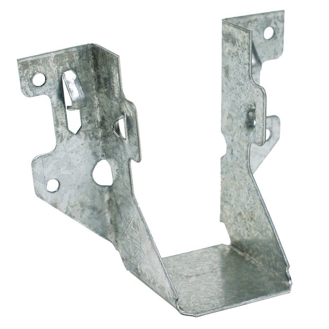 Simpson Strong-Tie LUS Series LUS24 Joist Hanger, 3-1/8 in H, 1-3/4 in D, 1-9/16 in W, 2 x 4 in, Steel, Galvanized, Face, Pack of 100
