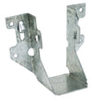 Simpson Strong-Tie LUS Series LUS24Z Joist Hanger, 3-1/8 in H, 1-3/4 in D, 1-9/16 in W, Steel, ZMAX, Face, Pack of 100