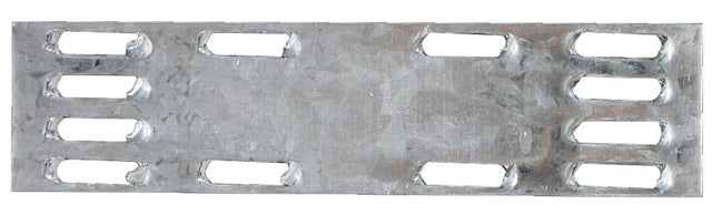 Simpson Strong-Tie MP Series MP14 Mending Plate, 4 in L, 1 in W, 20 ga, Steel, Galvanized, Pack of 100