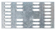 Simpson Strong-Tie MP Series MP24 Mending Plate, 4 in L, 2 in W, 20 ga, Steel, Galvanized, Pack of 100