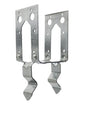 Simpson Strong-Tie PB Series PB44Z Post Base, 4 x 4 in Post, 12 ga, Steel, ZMAX, Pack of 10