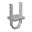 Simpson Strong-Tie PBS PBS66 Post Base, 6 x 6 in Post, 12 ga Gauge, Steel, Galvanized/Zinc, Pack of 10