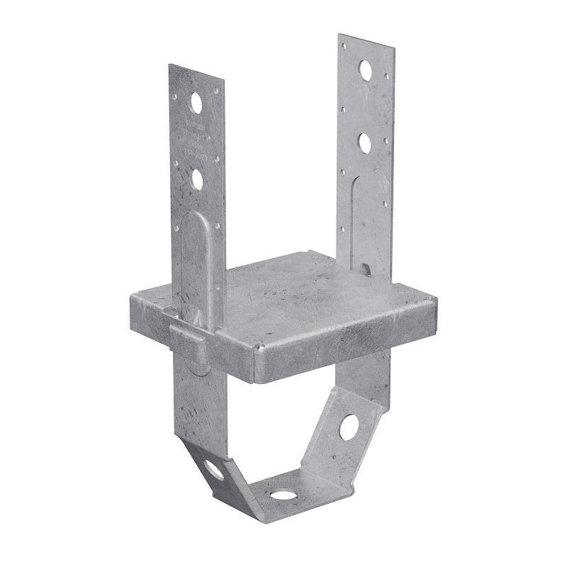 Simpson Strong-Tie PBS PBS66 Post Base, 6 x 6 in Post, 12 ga Gauge, Steel, Galvanized/Zinc, Pack of 10