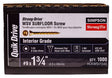 Simpson Strong-Tie Strong-Drive WSV HCKWSV134S Subfloor Screw, #9 Thread, 1-3/4 in L, Rimmed Flat Head, T25 Drive