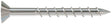 Simpson Strong-Tie S08162DB1 Screw, #8 Thread, 1-5/8 in L, Coarse Thread, Bugle Head, Square Drive, Type-17 Point