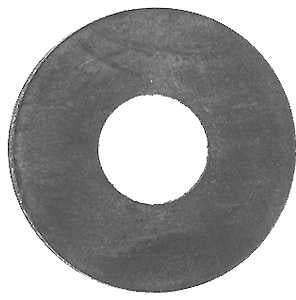 Danco 35319B Faucet Washer, #35, 11/32 in ID x 1 in OD Dia, 3/32 in Thick, Rubber, For: Crane Faucets, Pack of 5