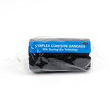 Ideal TA3400BLK-E Cohesive Flexible Bandage, 5 yd L, 4 in W, Black