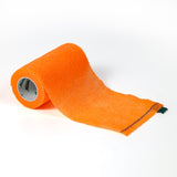 Ideal SyrFlex Series TA3400OR-E Cohesive Flexible Bandage, 5 yd L, 4 in W, Orange