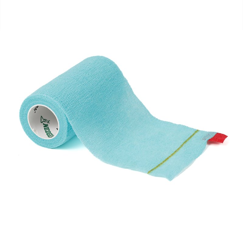 SyrFlex TA3400TB-E Cohesive Bandage, 4 in, Teal
