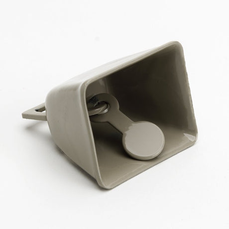 Ideal 7609 Cow Bell, 8LD Bell, Metal, Tan