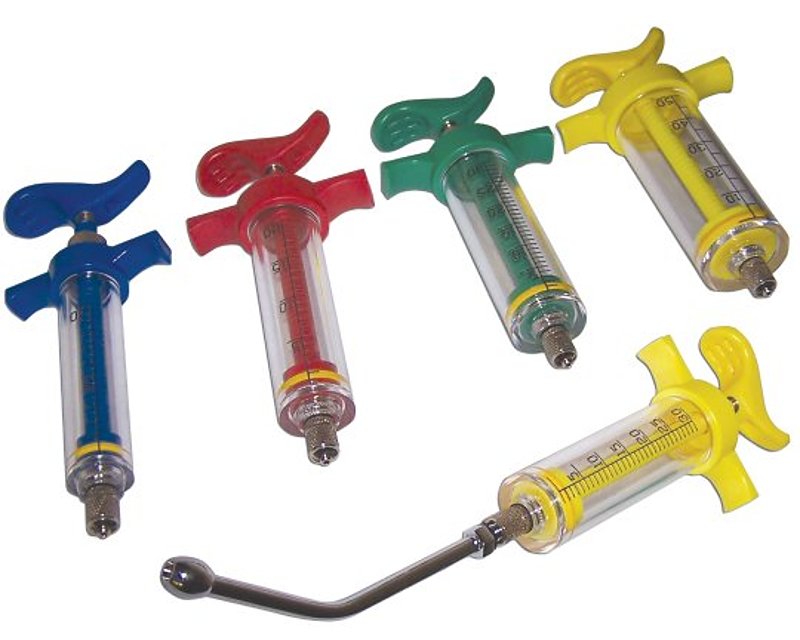 Neogen 9813 Syringe, 30 cc, Nylon, Yellow