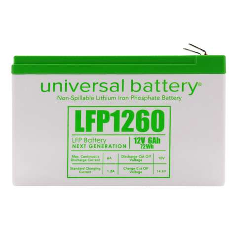 Universal Power Group 12 V Universal Battery, Pack of 2