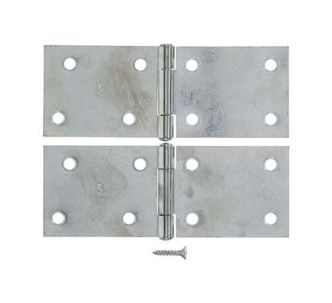 Ace 3.75 in. W X 2 in. L Zinc Plated Zinc Backflip Hinge 2 pk