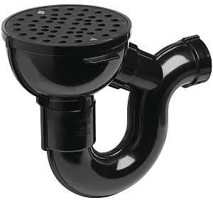 Oatey 42723 Floor Drain, 2 in, ABS Body, Black