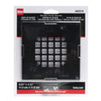 Oatey 130 Series 42419 Snap-In Strainer with Ring, Stainless Steel, Black, Matte, Specifications: Square Shape