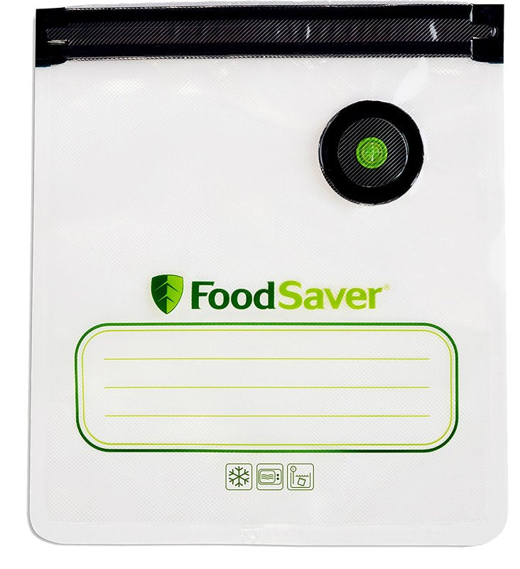 FoodSaver 2144086 Reusable Vacuum Bag, 1 qt, Plastic, Pack of 4