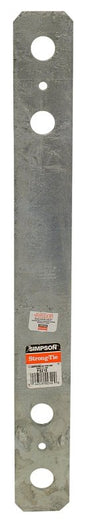 Simpson Strong-Tie PS PS218 Piling Strap, 18 in L, 2 in W, Steel, Hot-Dip Galvanized, Pack of 10