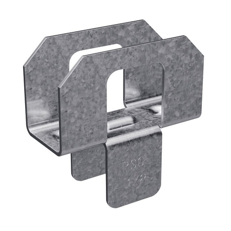 Simpson Strong-Tie PSCL1/2 Panel Sheathing Clip, 32, 28 Roof Span, 20 Thick Material, Steel, Galvanized