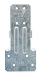 Simpson Strong-Tie RSP RSP4 Reversible Stud Plate Tie, 4-1/2 in L, 2-1/8 in W, Steel, Galvanized, Pack of 100