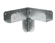 Simpson Strong-Tie RTC Series RTC22Z Rigid Tie Connector, 5 in H x 4.9375 in W x 4.125 in D Dimensions, 18 ga, Steel, Pack of 20