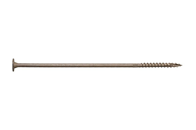 Simpson Strong-Tie Strong-Drive SDWS SDWS221000DB-R12 Timber Screw, 10 in L, Washer Head, 6-Lobe Drive, Steel